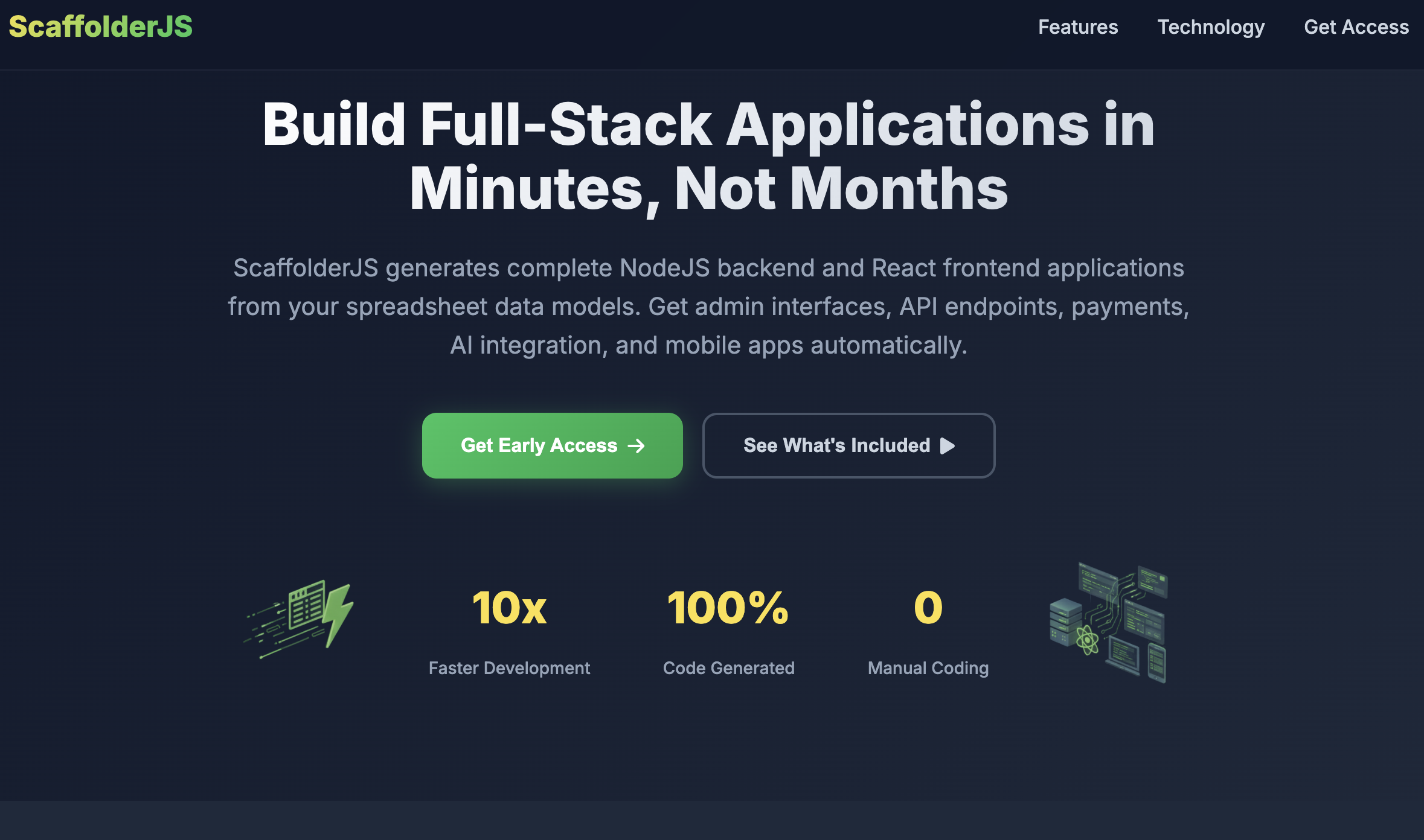 ScaffolderJS home page